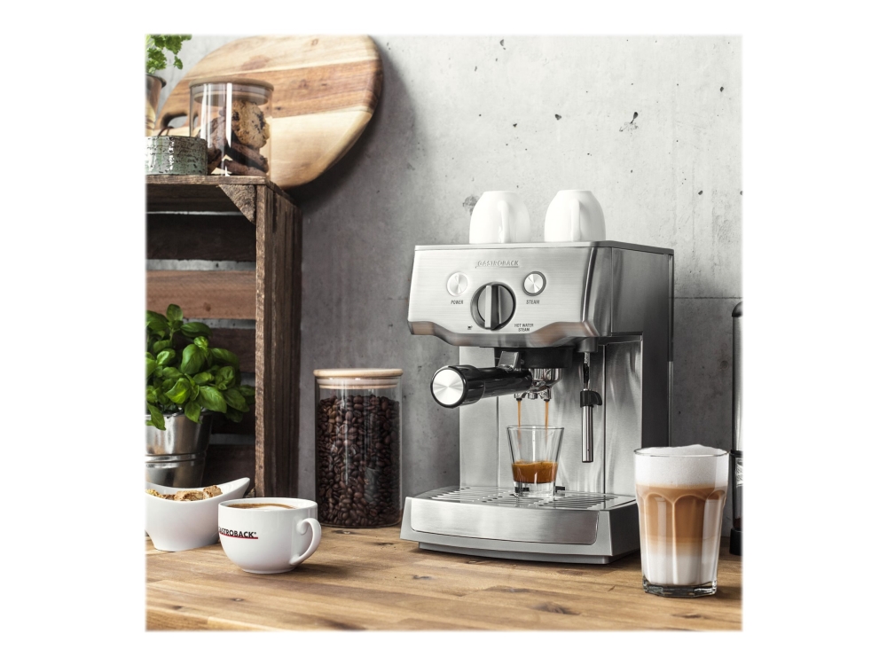 Gastroback Design Espresso Pro Kaffemaskine Bar Rustfrit Stål 4016432427090