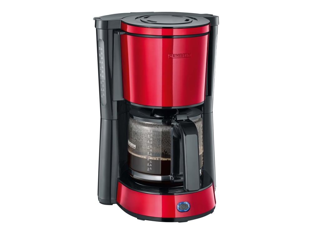Severin 4817 Kaffemaskine Kopper Brandrød Metallisk Sort 4008146030734