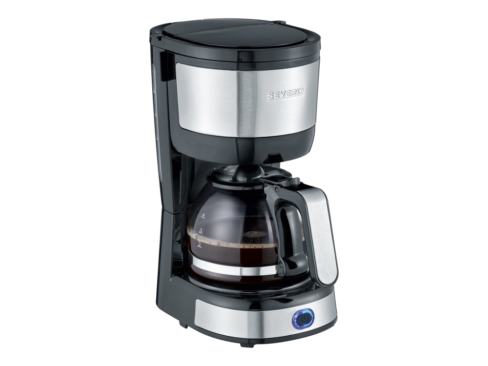 Severin 4808 Kaffemaskine Kopper Børstet Rustfrit Stål Sort 4008146032127
