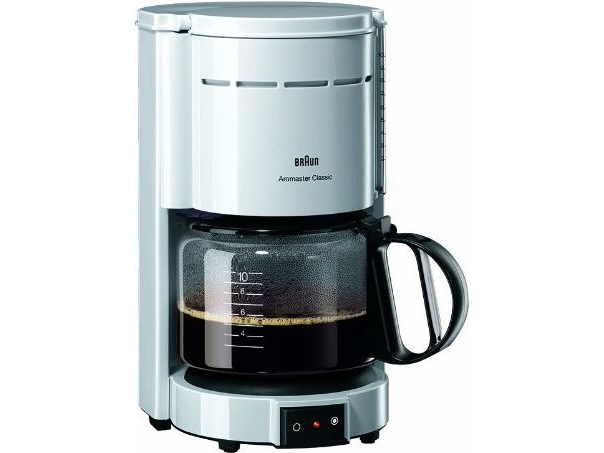Braun Dråbe Kaffemaskine Malet Kaffe 1000 Hvid 8021098320018