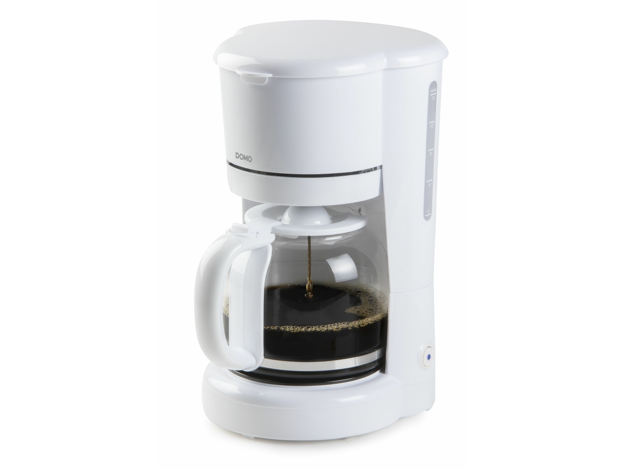 Domo Good Morning Dråbe Kaffemaskine Malet Kaffe 900 Hvid 5411397157829