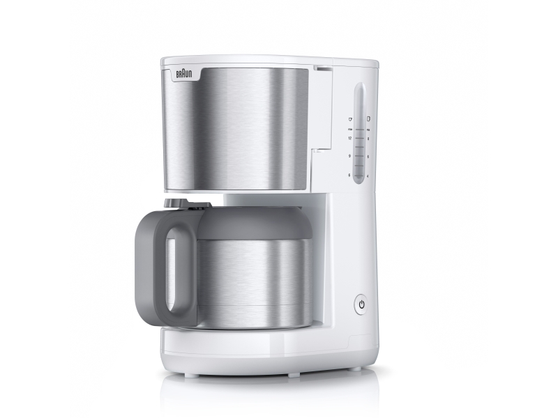 Braun Idcollection Kf1505 Dråbe Kaffemaskine Malet Kaffe 1000 Hvid 8021098003492