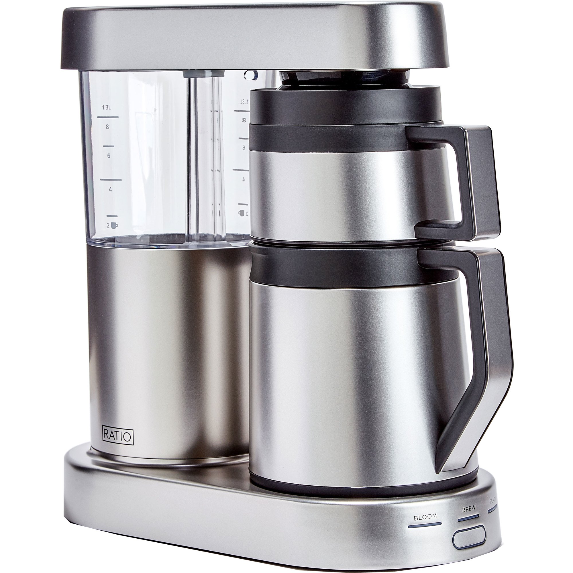 Six Kaffemaskine Liter Mat Rustfrit Stål 850017079519