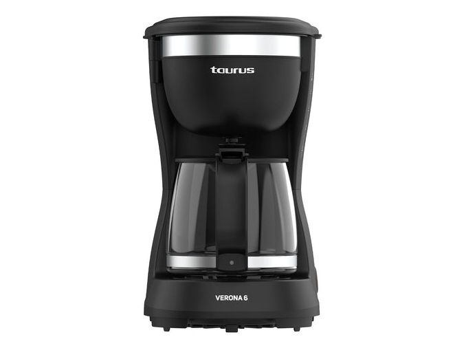 Taurus Verona Filter Kaffemaskine Malet Kaffe 600 Sort Rustfrit Stål 8432406206427