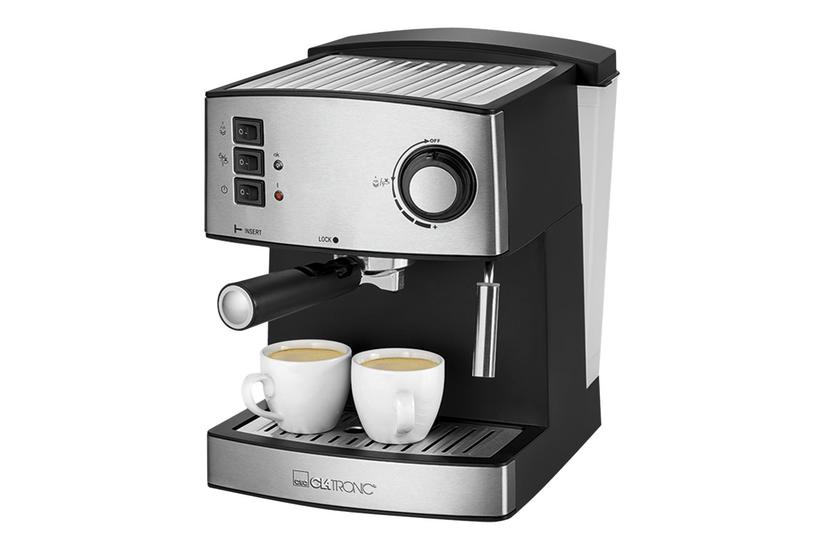 Clatronic 3643 Kaffemaskine Med Mælkeskummer Bar Rustfrit Stål 4006160633382