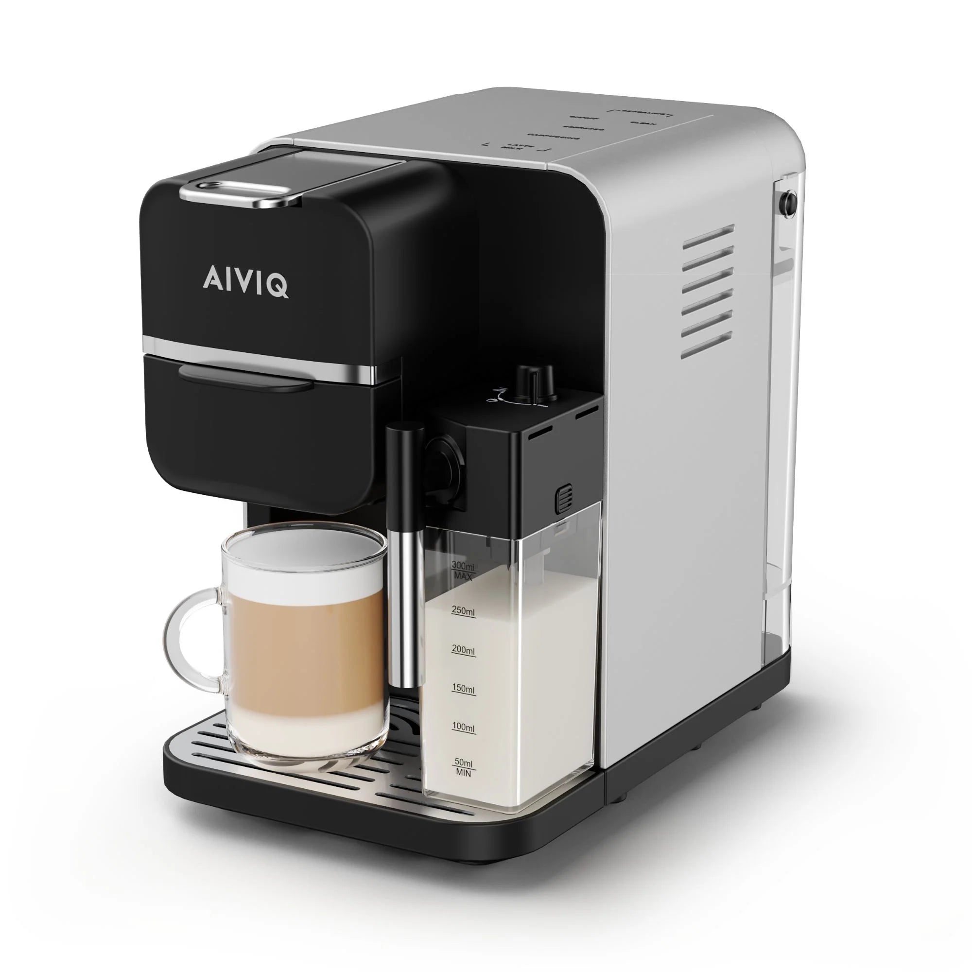 Aiviq Multibrew Pro Multi Kapsel Kaffemaskine Acem 512 Sølv & Sort 5744004230920