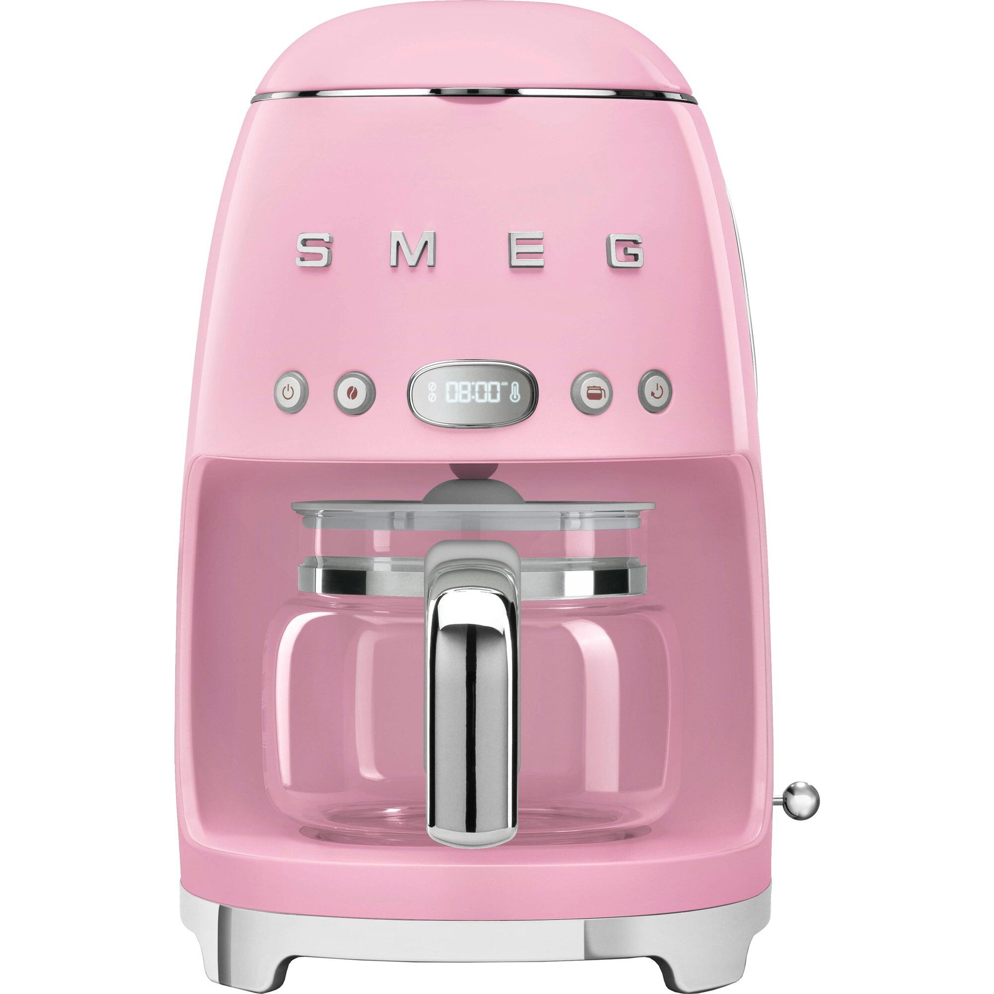 Dcf02pkeu Retro Kaffemaskine Rosa 8017709302993